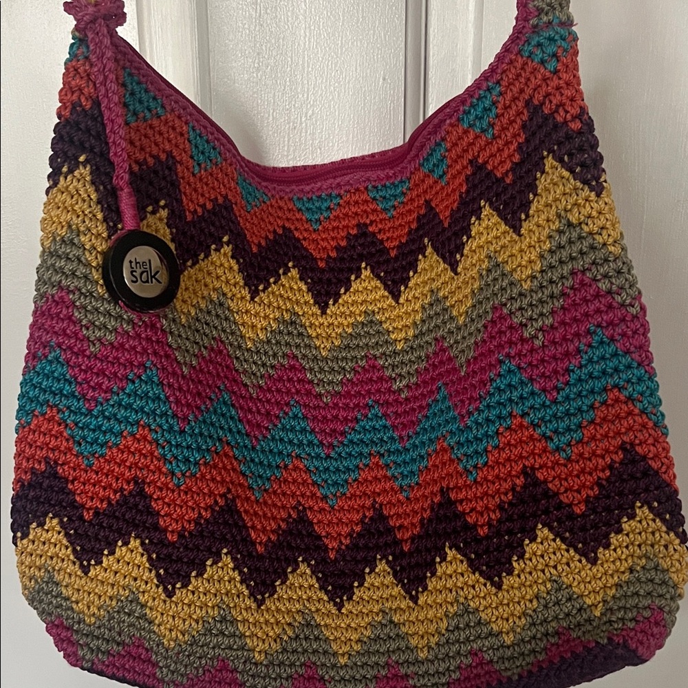 The Sak Chevron Knit Shoulder Bag